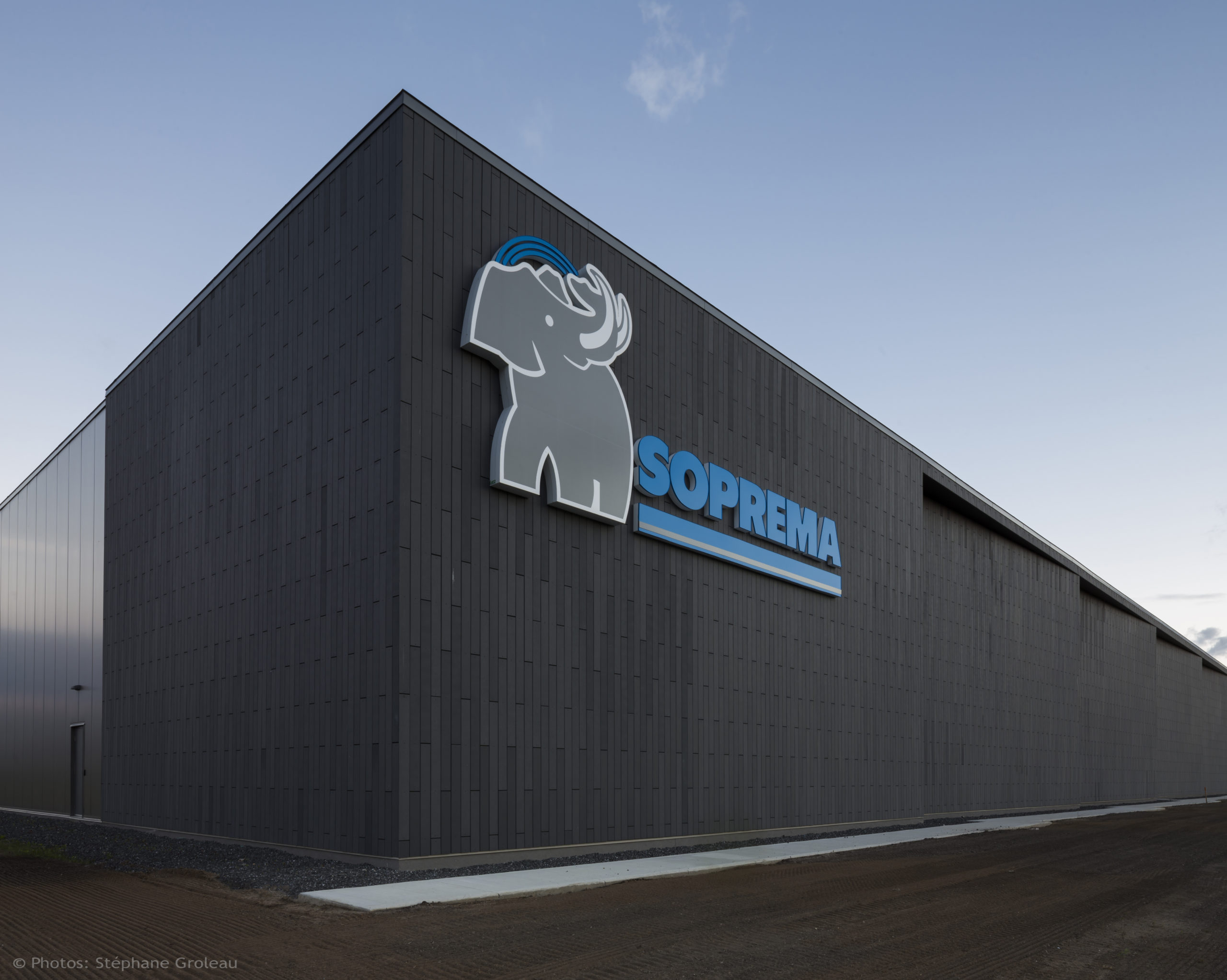 SOPREMA DRUMMONDVILLE PLANT » Lainco Structural steel experts on the